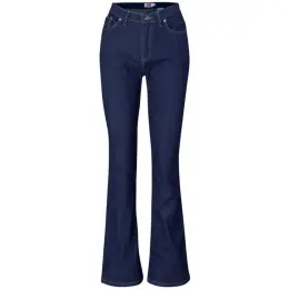 Ladies Bootleg Sierra Jeans Navy Front